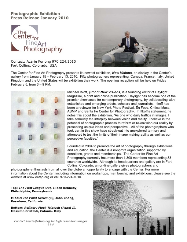 The Center for Fine Art Photography: New Visions